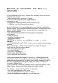 AMD 245 EXAM 2 QUESTIONS 2026 WITH FULL SOLUTIONS