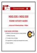 NSG 530 &sol; NSG 530   EXAM 4 STUDY GUIDE  Advanced Pathophysiology &ndash; Wilkes 