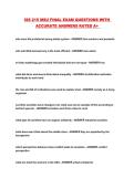 ISS 215 MSU FINAL EXAM QUESTIONS WITH ACCURATE ANSWERS RATED A&plus; 