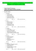 Test Bank for The Language of Medicine&comma; 12th Edition by Davi-Ellen Chabner &mdash; Complete Chapter Questions with Rationales &lpar;2026 Edition&comma; ISBN 9780323835223&rpar;