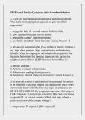 NP1 Exam 1 Review Questions With Complete Solutions