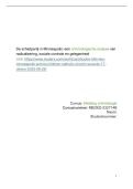 Paper Inleiding Criminologie &ndash; Analyse actueel mediabericht