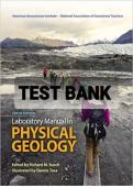 Test Bank & Instructor Manual for Laboratory Manual in Physical Geology 10th Edition by Richard M&period; Busch &ndash; Complete Solutions & Teaching Resources