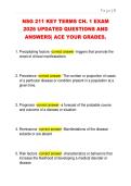NSG 211 KEY TERMS CH&period; 1 EXAM  2026 UPDATED QUESTIONS AND  ANSWERS&vert; ACE YOUR GRADES&period; 