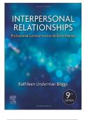 TEST BANK for Interpersonal Relationships Professional Communication Skills For Nurses 17th Edition by Elizabeth C&period; Arnold all chapters 1-26