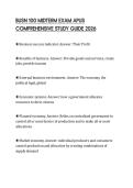 BUSN 100 MIDTERM EXAM APUS COMPREHENSIVE STUDY GUIDE 2026