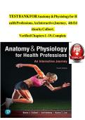  test bank for Anatomy & Physiology for Health Professions&comma; 4th Edition by Colbert&period;