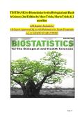 test bank for Biostatistics for the Biological and Health Sciences&comma; 2nd Edition by Marc Triola&comma; Mario Triola&comma; and Jason Roy&period;