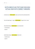 DUTCH BROS FLOW TEST EXAM 2026 NEW ACTUAL EXAM WITH CORRECT ANSWERS