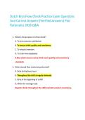 Dutch Bros Flow Check Practice Exam Questions And Correct Answers &lpar;Verified Answers&rpar; Plus Rationales 2026 Q&A 