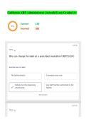 California ARF Administrator &lpar;Actual&rpar; Exam Graded A&plus;&vert;Accurate&vert;Verified 2026