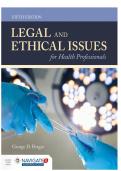 Complete Test Bank Legal and Ethical Issues for Health Professionals 5th Edition Pozgar Questions & Answers with rationales 2026