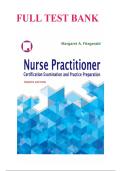 Nurse Practitioner Certification Examination and Practice Preparation &ndash; Fourth Edition Test Bank by Margaret A&period; Fitzgerald