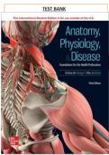  TEST BANK for Anatomy&comma; Physiology&comma; & Disease&colon; Foundations for the Health Professions&comma; 3rd Edition By Deborah Roiger and Nia Bullock STUVIA