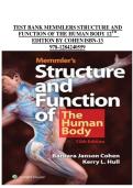 Memmler&rsquo;s Structure and Function of the Human Body 12th Edition &ndash; Cohen &lpar;ISBN 978-1284240559&rpar; Complete Test Bank