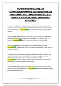 ATI&semi;NURSING INFORMATICS AND TECHNOLOGY&semi;INFORMATICS TEST &vert;QUESTIONS AND 100&percnt; CORRECT WELL DETAILED ANSWERS&vert;LATEST UPDATE&excl;&excl;&excl;&excl;2026&vert;GUARANTEED PASS&vert;GRADED A&plus;&vert;VERIFIED