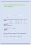 CSP EXAM TEST &lpar;SPECIALTY PHARMACY&rpar; WITH CORRECT ANSWERS&excl;&excl;