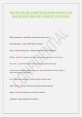 ELECTROLYSIS IBEC&plus;LASER STATE BOARD PRACTICE TEST 2025&sol;26 QUESTIONS WITH COMPLETE SOLUTIONS&excl;&excl;