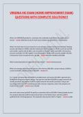 VIRGINIA HIC EXAM &lpar;HOME IMPROVEMENT EXAM&rpar; QUESTIONS WITH COMPLETE SOLUTIONS&excl;&excl;