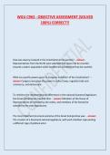 WGU C963 - OBJECTIVE ASSESSMENT &lpar;SOLVED 100&percnt;&rpar; CORRECT&excl;&excl;