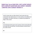 IAABO Rules Course EXAM 2026 -2027LATEST UPDATE  WITH COMPLETE QUESTIONS AND CORRECT ANSWERS  VERIFIED 100&percnt; ALREADY GRADED A&plus;