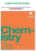 COMPLETETEST BANK&colon;  For Chemistry&colon; Atoms First 2edituiin By Openstax &lpar;Official Print Version&comma; Paperback&comma; Full Color&rpar;" Second Edition By Openstax &lpar;Author&rpar; Questions And Answers Graded A&plus;