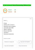 NU 641 Advanced Clinical Pharmacology Midterm Exam &vert;Accurate &vert;Verified