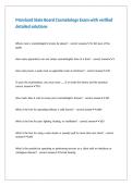 Maryland State Board Cosmetology Exam with verified detailed solutions