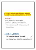 WGU D078 Business Applications and Structures TASK 1 & TASK 2 &lpar;PASSED ON THE FIRST ATTEMPT&rpar;&period;pdf