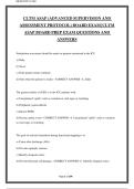 CLTM ASAP &lpar;ADVANCED SUPERVISION AND  ASSESSMENT PROTOCOL&rpar; BOARD EXAM&vert; CLTM  ASAP BOARD PREP EXAM QUESTIONS AND  ANSWERS 