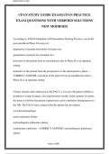 CPAN STUDY GUIDE EXAM&vert; CPAN PRACTICE  EXAM QUESTIONS WITH VERIFIED SOLUTIONS  NEW MODIFIED 