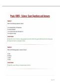 Praxis &lpar;5005&rpar; - Science Exam Questions and Answers&period;