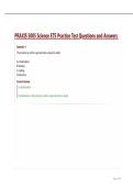 PRAXIS 5005 Science ETS Practice Test Questions and Answers&period;