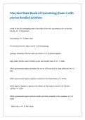 &lpar;Maryland Cosmetology State Board&rpar; Exam 3 with precise detailed solutions