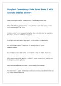 Maryland Cosmetology State Board Exam 2 with accurate detailed answers