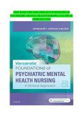 TEST BANK  For Varcarolis&rsquo;  Foundations of Psychiatric Mental Health Nursing&colon; A Clinical Approach&comma; 8th Edition 
