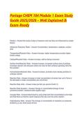 Portage CHEM 104 Module 1 Exam Study  Guide 2025&sol;2026 &ndash; Well Explained &  Exam-Ready 