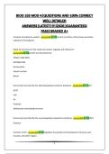 BIOD 103 MOD 4&vert;QUESTIONS AND 100&percnt; CORRECT WELL DETAILED ANSWERS&vert;LATEST UPDATE&excl;&excl;&excl;&excl;2026&vert;GUARANTEED PASS&vert;GRADED A&plus;&vert;VERIFIED