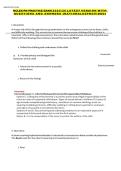 NCLEX-PN PRACTICE EXAM 2 0 2 5 &sol; 2 6 L A T E S T V E R S I O N W I T H   Q U E S T I O N S A N D A N S W E R S &lbrack; R A T I O N A L E S P R O V I D E D &rsqb;