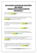 BIOD 103 EXAM 3&vert;QUESTIONS AND 100&percnt; CORRECT WELL DETAILED ANSWERS&vert;LATEST UPDATE&excl;&excl;&excl;&excl;2026&vert;GUARANTEED PASS&vert;GRADED A&plus;&vert;VERIFIED