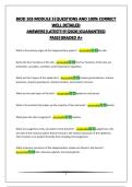 BIOD 103 MODULE  3 &vert;QUESTIONS AND 100&percnt; CORRECT WELL DETAILED ANSWERS&vert;LATEST UPDATE&excl;&excl;&excl;&excl;2026&vert;GUARANTEED PASS&vert;GRADED A&plus;&vert;VERIFIED