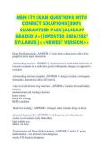 MSN 571 EXAM QUESTIONS WITH CORRECT SOLUTIONS&vert;&vert;100&percnt; GUARANTEED PASS&vert;&vert;ALREADY GRADED A&plus;&vert;&vert;UPDATED 2026&sol;2027 SYLLABUS&vert;&vert;<<NEWEST VERSION>>