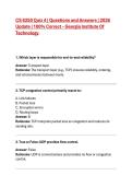 CS 6250 Quiz 4 &vert; Questions and Answers &vert; 2026  Update &vert; 100&percnt; Correct - Georgia Institute Of  Technology&period;