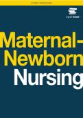 OpenStax Maternal-Newborn Nursing Student Answer Guide&comma; NURS Maternal-Newborn Nursing&comma; OpenStax&comma; current edition &ndash; complete student answer guide