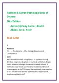 Pathology Test Bank &ndash; Practice MCQs Aligned With Robbins & Cotran Pathologic Basis of Disease &lpar;10th Edition&rpar;