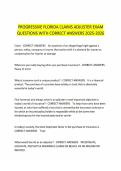  PROGRESSIVE FLORIDA CLAIMS ADJUSTER EXAM QUESTIONS WITH CORRECT ANSWERS 2025-2026