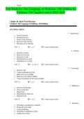 Test Bank for The Language of Medicine 12th Edition by   Chabner All Chapters-latest-2023-2024 