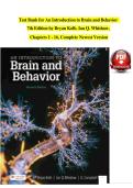 Test Bank for An Introduction to Brain and Behavior 7th Edition by Bryan Kolb&comma; Ian Q&period; Whishaw & G&period; Campbell Teskey &vert; Complete Chapter Coverage &vert; Exam-Ready & Fully Updated