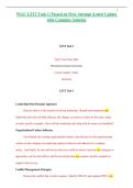 WGU LZT2 Task 1&vert; Passed on First Attempt &vert;Latest Update with Complete Solution