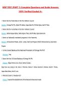MSP TEST &lpar;part 1&rpar; Questions with Correct Answers Pass the Exam&comma; 100&percnt; Verified &lpar;2026 &sol; 2027&rpar; Graded A&plus;